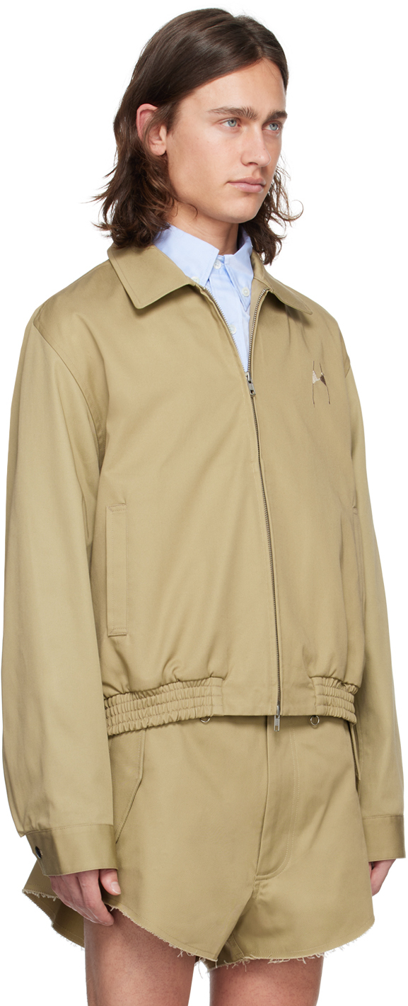 Random Identities Beige Embroidered Jacket