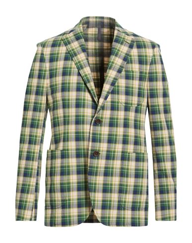 By Slowear Man Blazer Green Size 36 Cotton