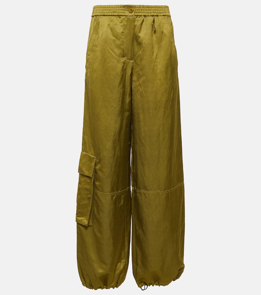 Slouchy Coolness hemp-blend cargo pants