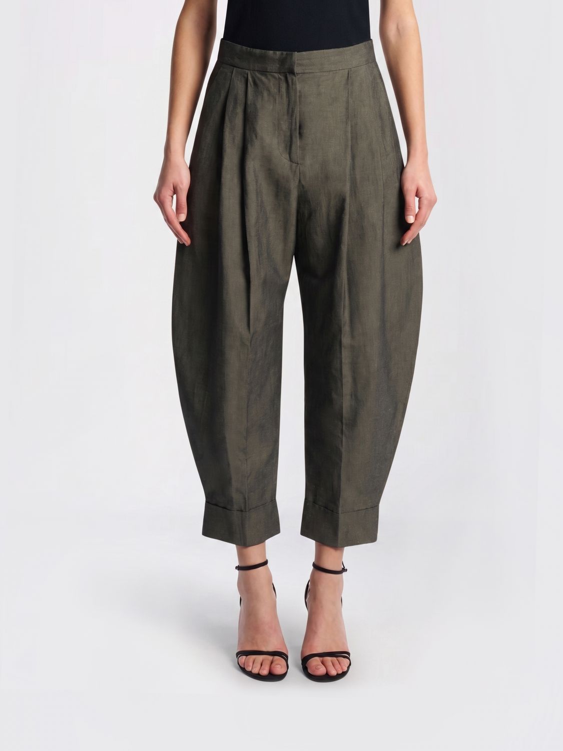 Pants Woman color Brown