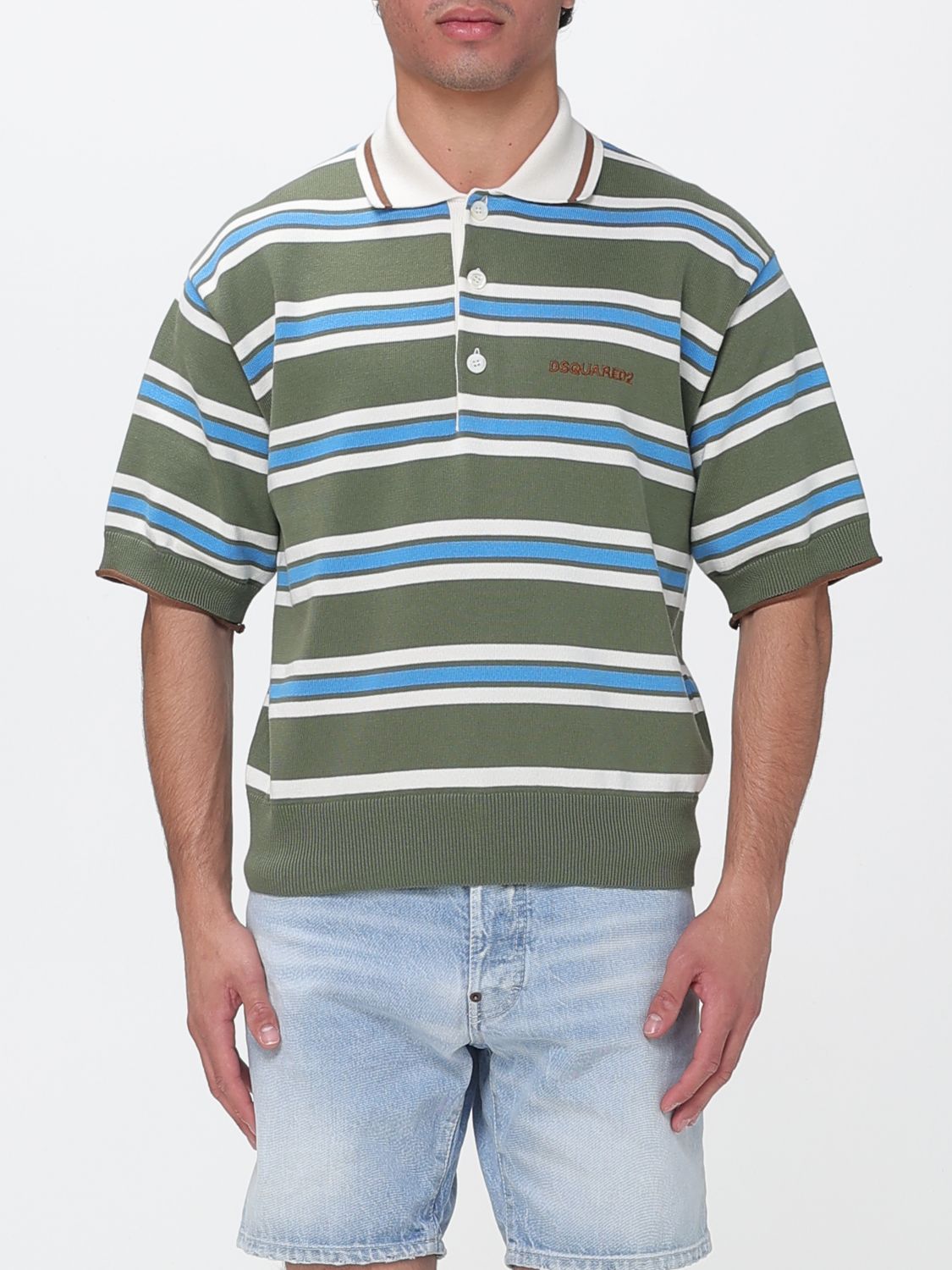 Polo Shirt Men color White