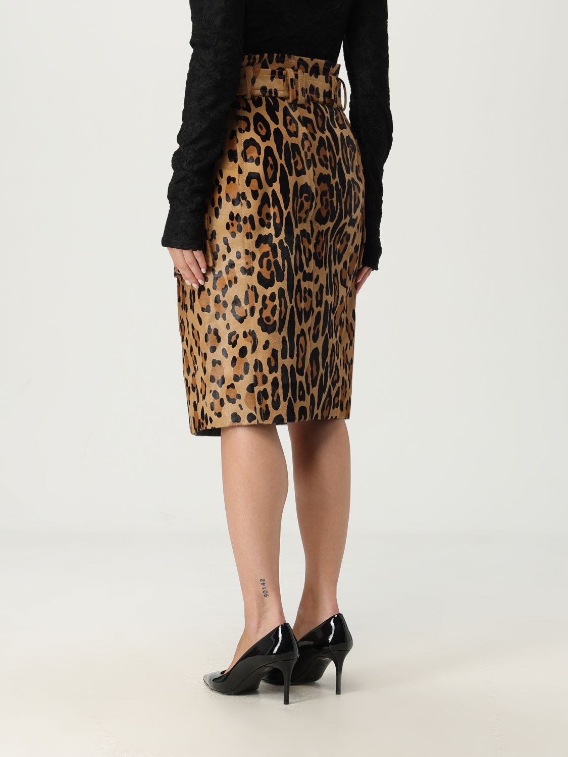 Skirt Woman color Beige