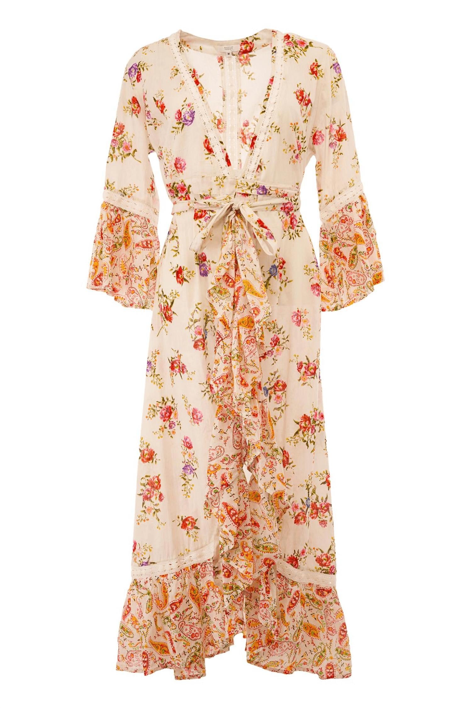 Women's Ara Floral Maxi Dress In Beige