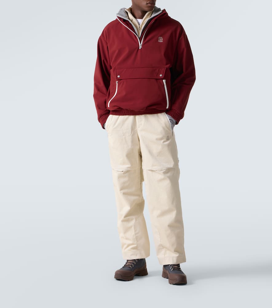 Half-zip ski jacket
