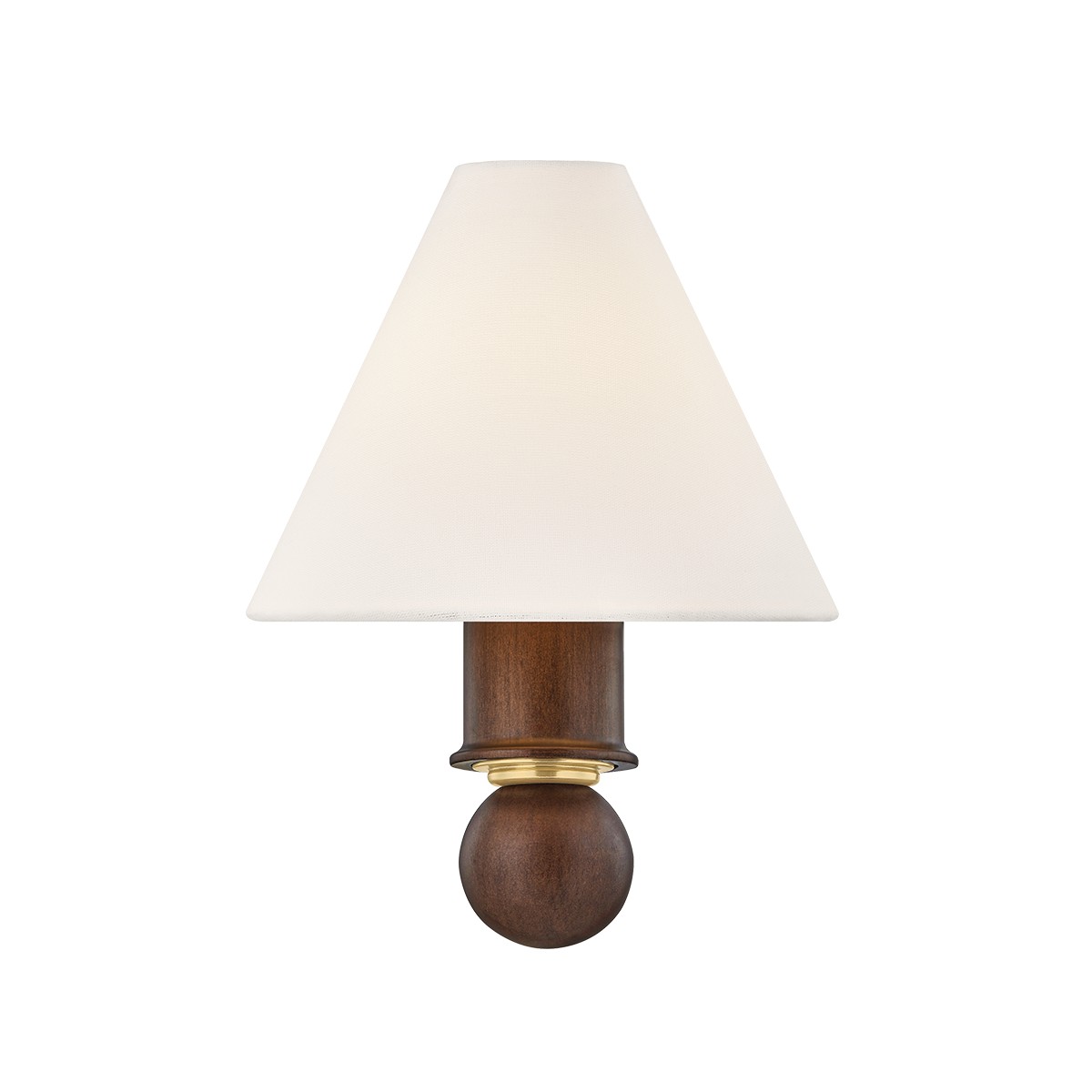 Aged Brass Wall Sconce from the Candice Collection