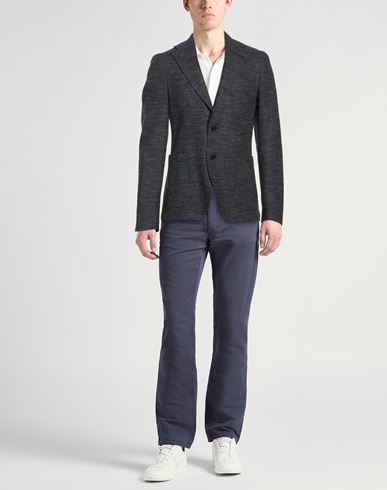 Man Blazer Midnight blue Size 36 Viscose, Polyester, Elastane
