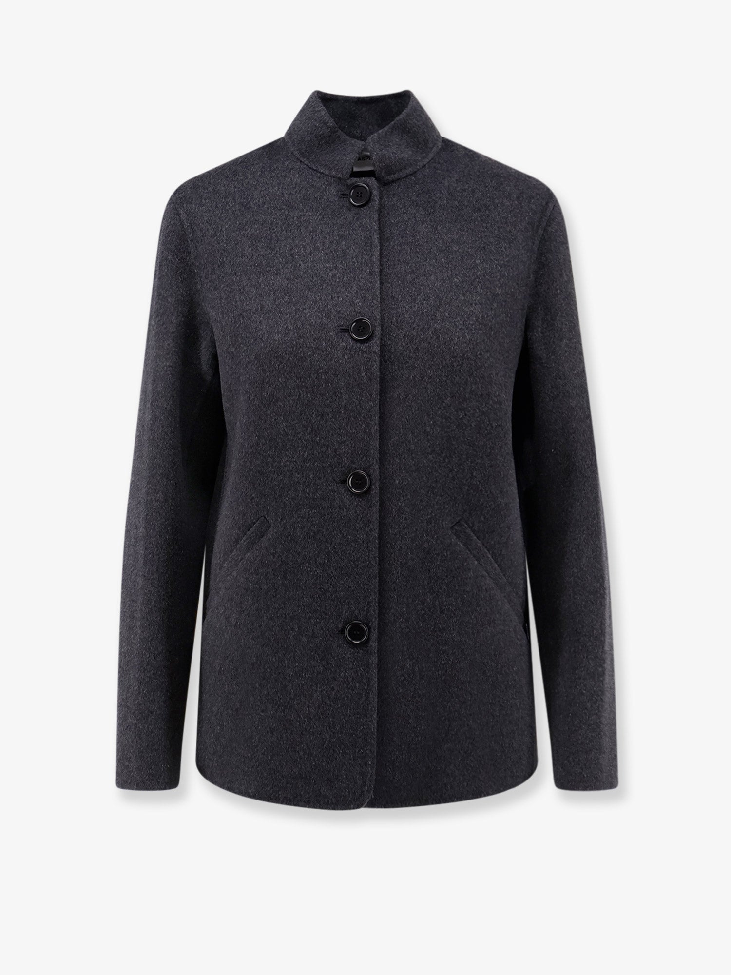 Unlined Wool Coat — Gray