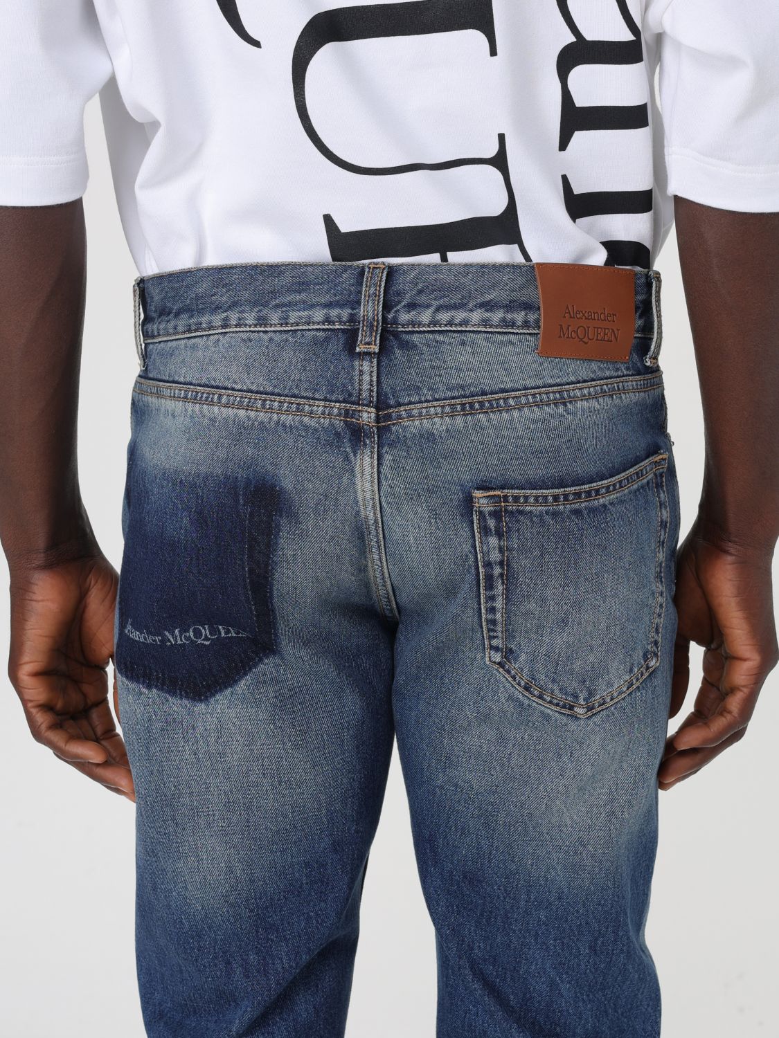 Jeans Men color Denim