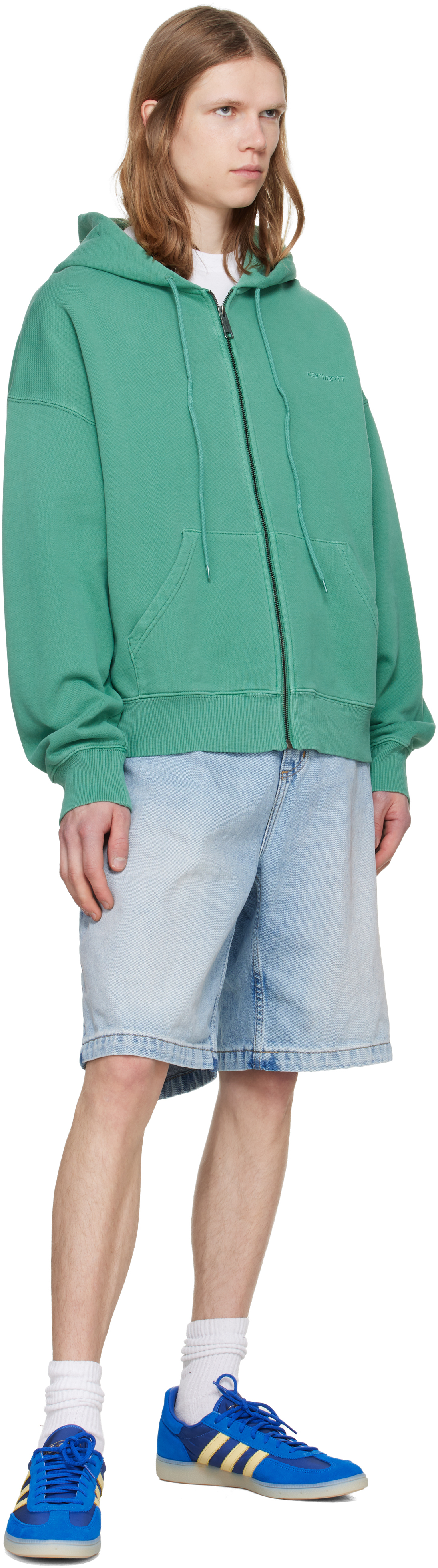 Blue Brandon Denim Shorts