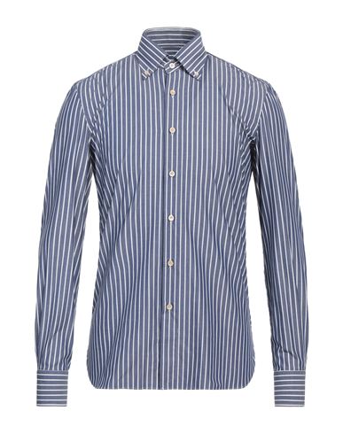 Man Shirt Navy Size 15 ½ Cotton