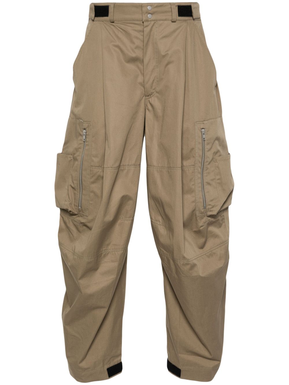 Loose-fit cargo pants - Green