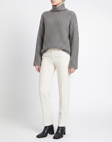 Woman Turtleneck Grey Size 10 Cashmere