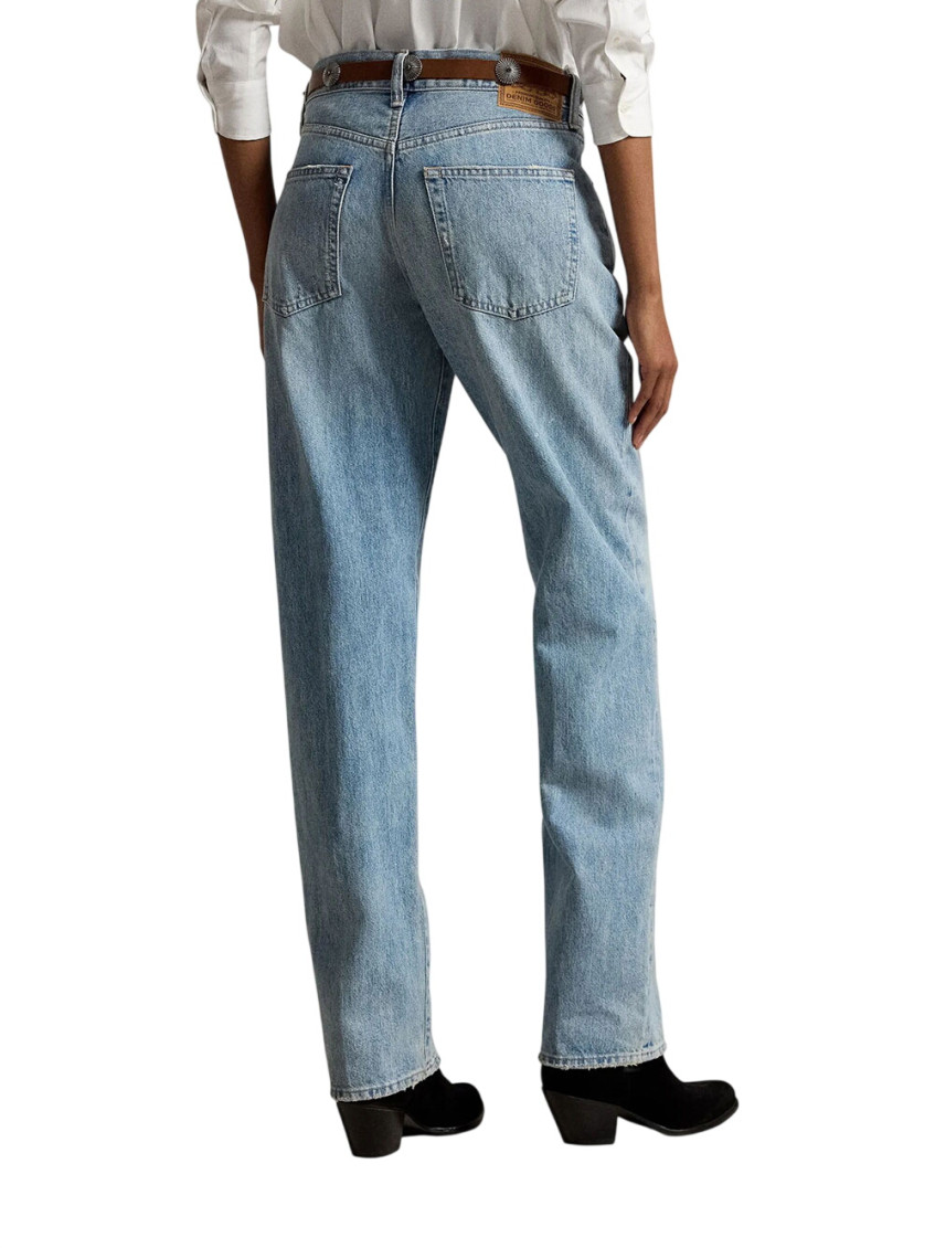 Light Blue Relaxed High Rise Jeans