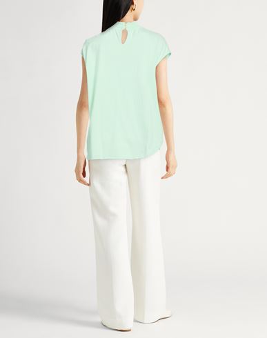 Woman Top Light green Size L Cotton