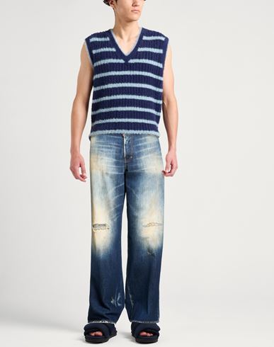 Man Jeans Blue Size 34 Cotton