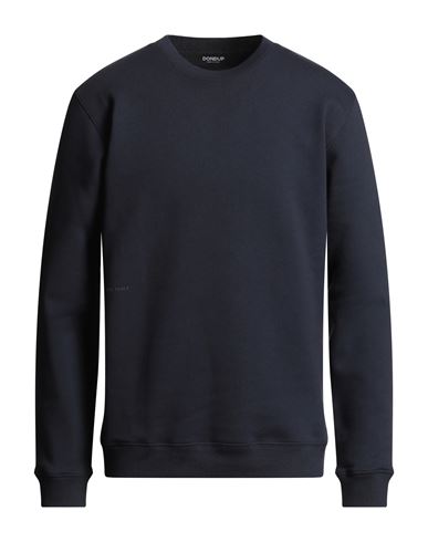 Man Sweatshirt Navy Size XXL Cotton
