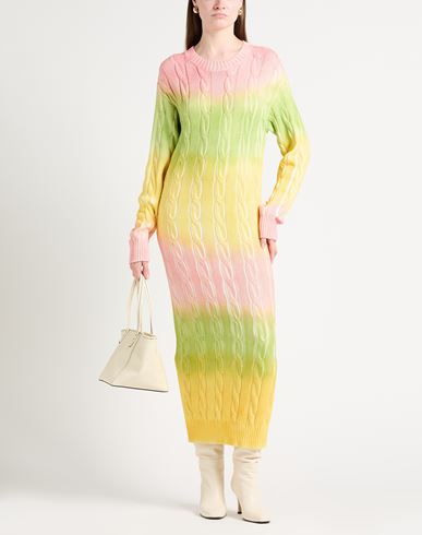 Woman Midi dress Salmon pink Size M Cotton