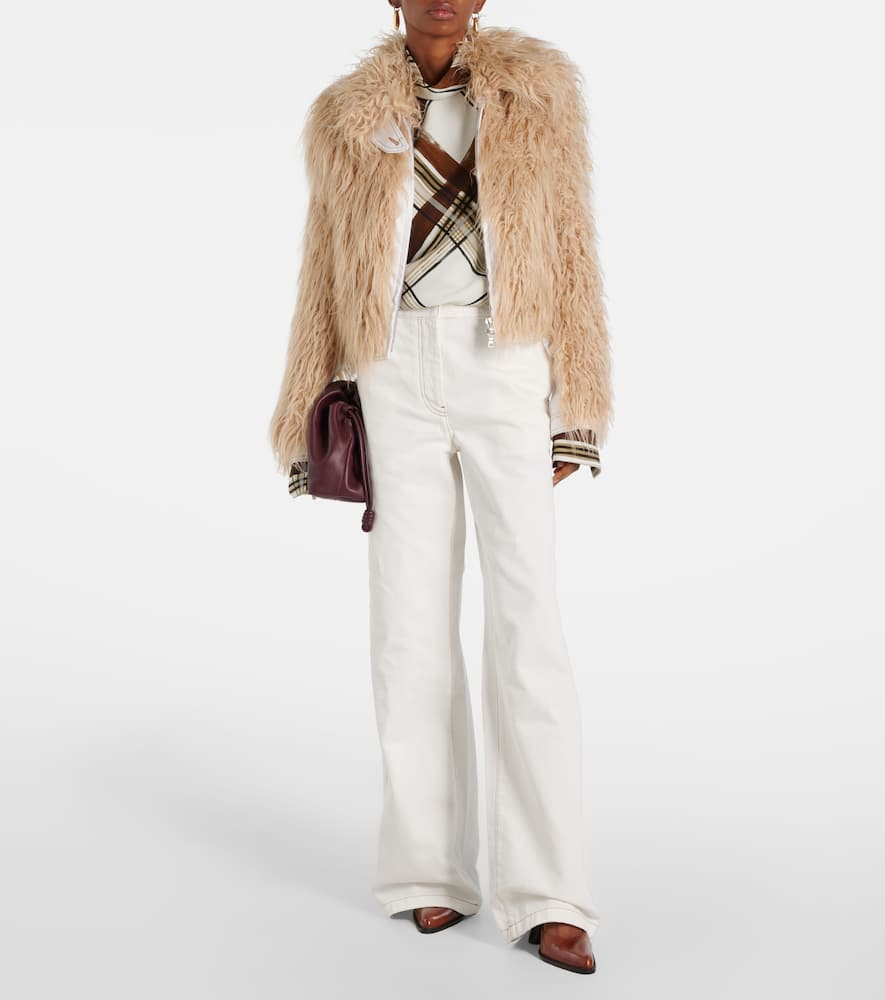 Faux fur jacket