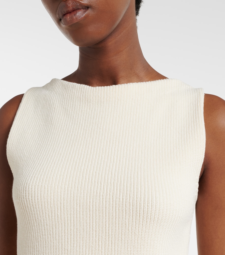 Róhe Knitted cotton top