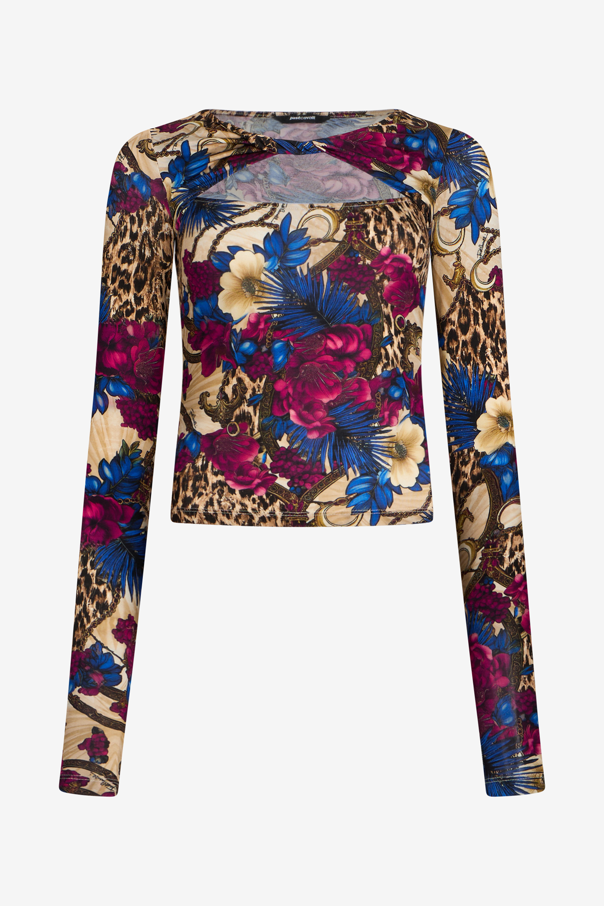 Flower Leopard Print T-shirt