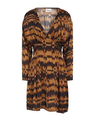 Woman Short dress Mustard