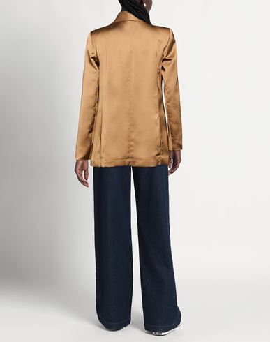 Woman Blazer Sand Size 4 Polyester