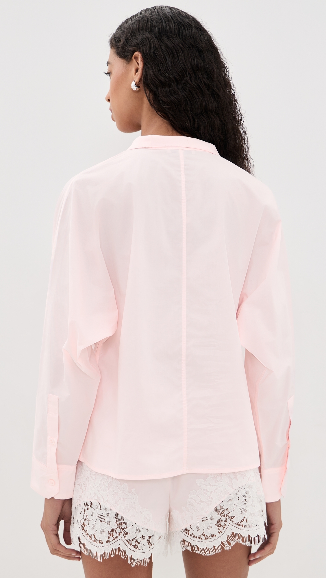 Dakota Button Down Shirt Baby Pink