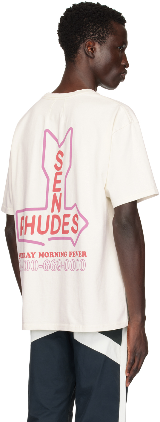 Rhude SSENSE Exclusive Off-White 'Send Rhudes' T-Shirt