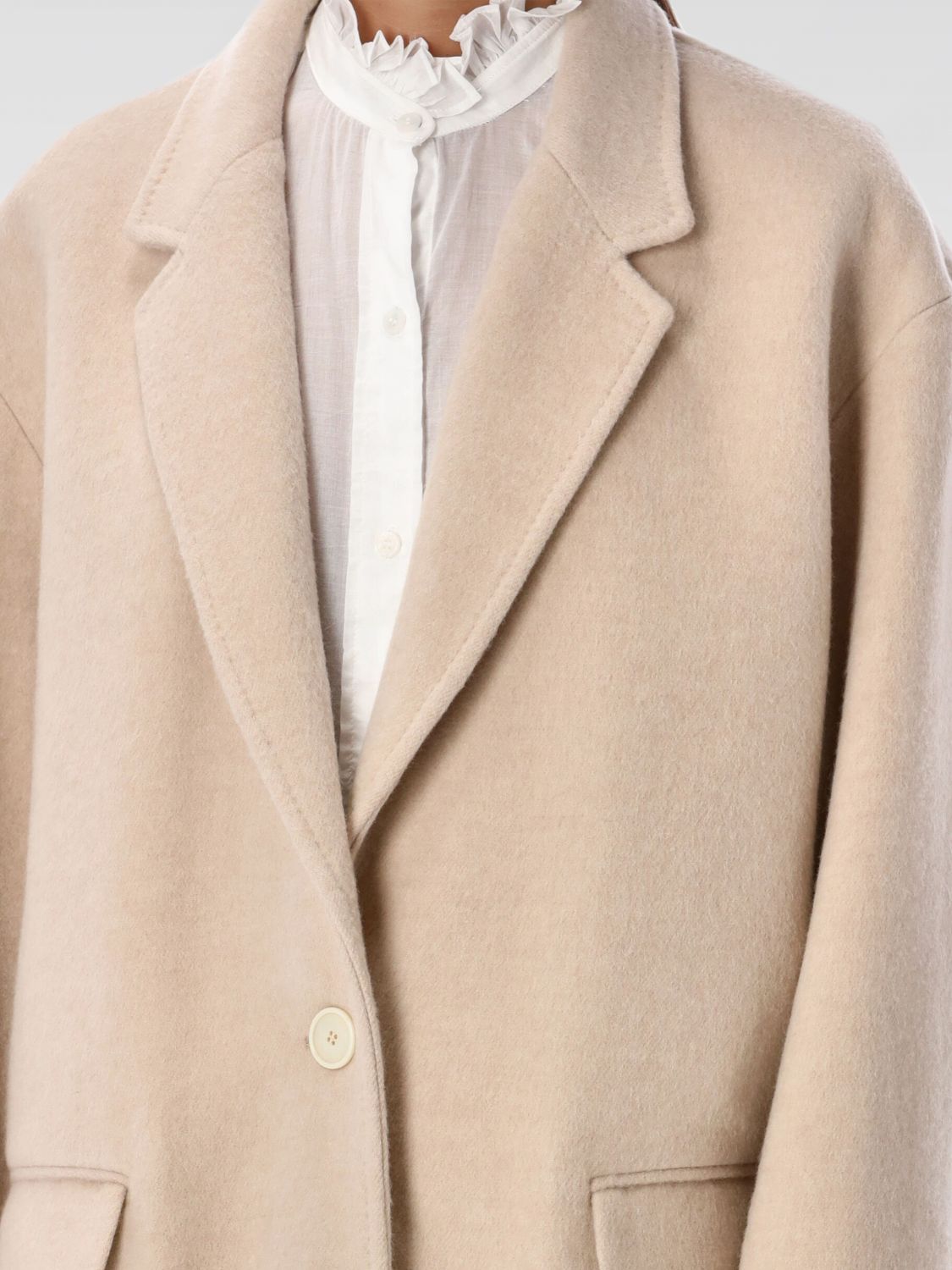 Coat Woman color Beige