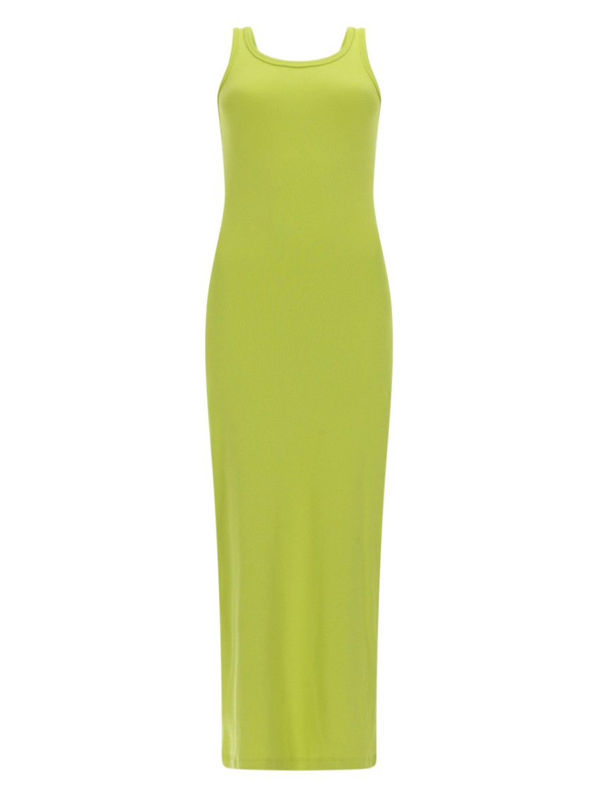 MSGM - maxi dress cut out back ribbed