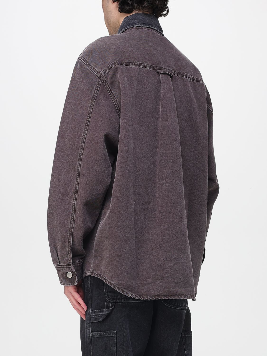 Shirt Men color Burgundy