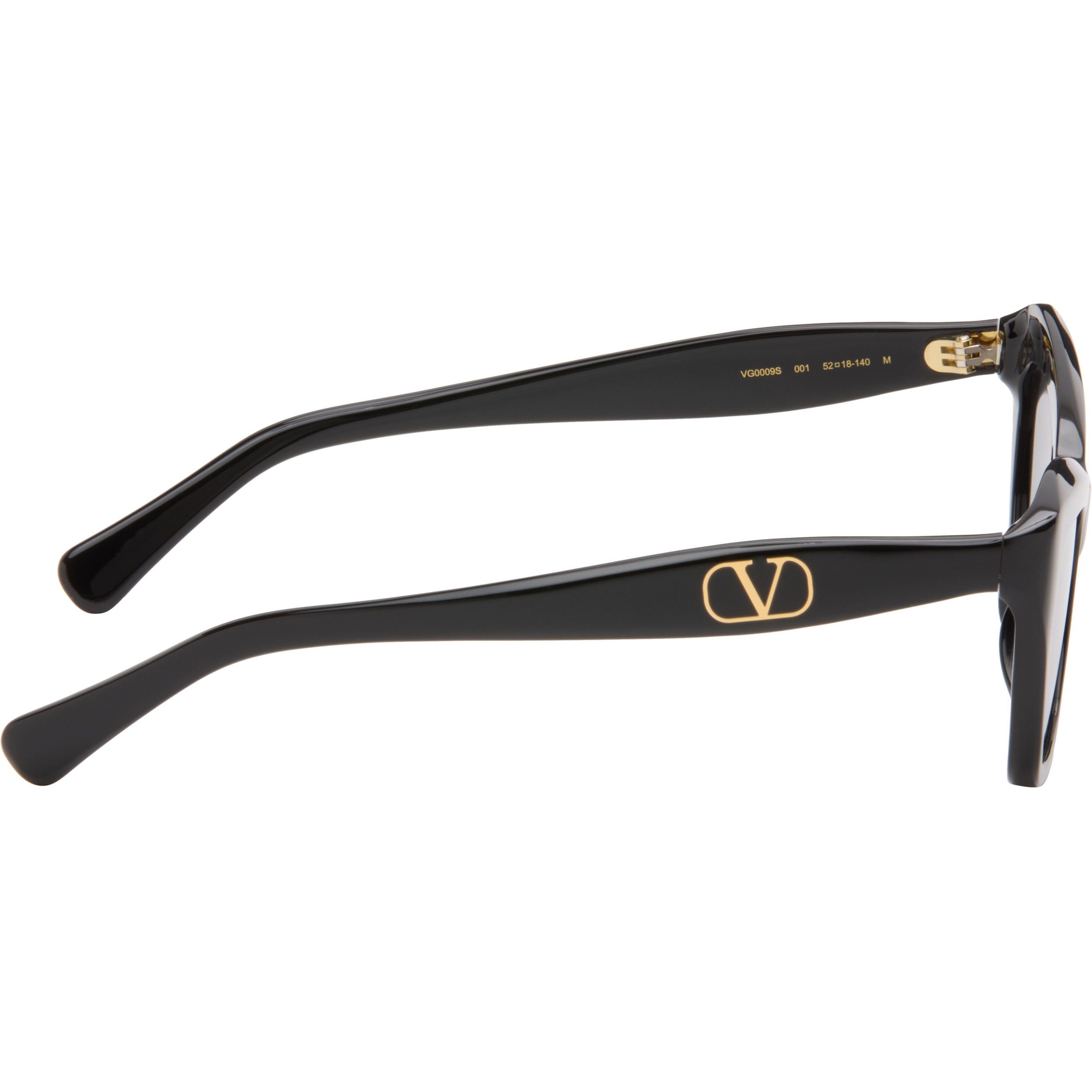 Black Cat-Eye Acetate Sunglasses