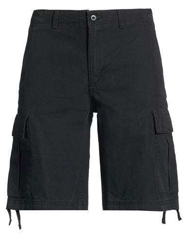 Man Shorts & Bermuda Shorts Black Size M Cotton