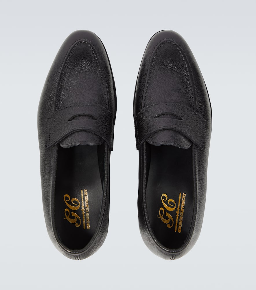 George Cleverley Bradley II leather penny loafers