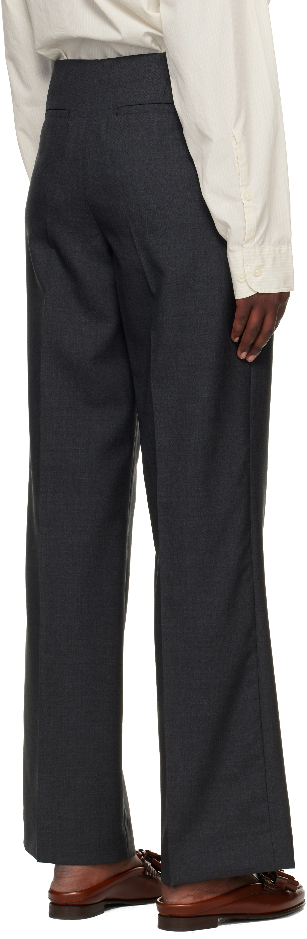 Gray Taper Trousers