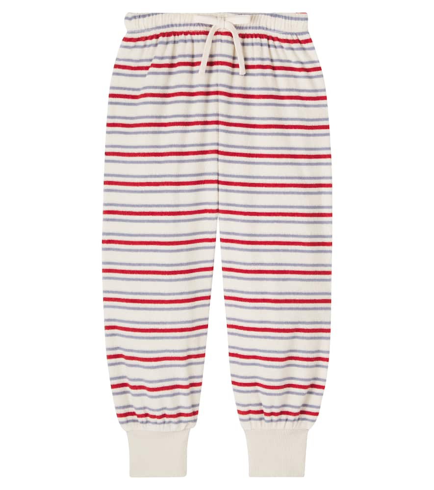 Konges Sløjd Itty striped cotton-blend terry sweatpants