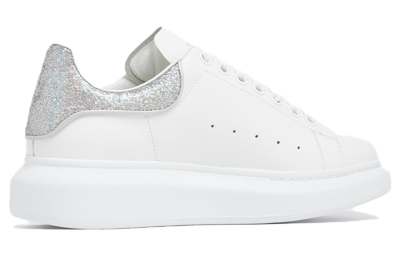 (WMNS) Oversized Sneaker 'White Silver Glitter'