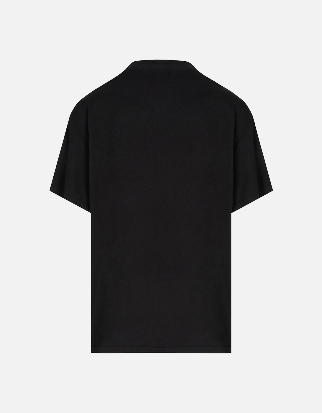 Rhude Men's CLASSIC MOCK NECK T SHIRT - Black - Size: 40/Regular