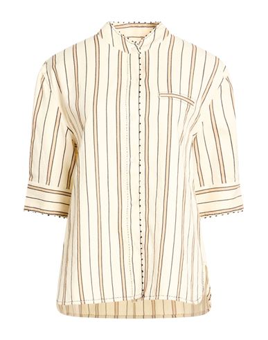 Woman Shirt Ivory Size 2 Cotton