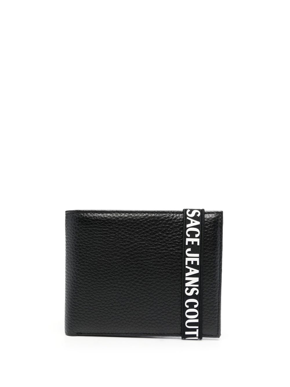 Logo-strap wallet - Black