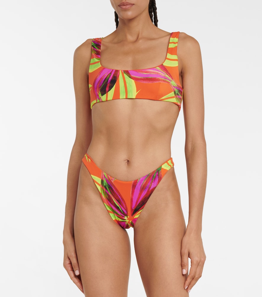 Printed bikini bottoms