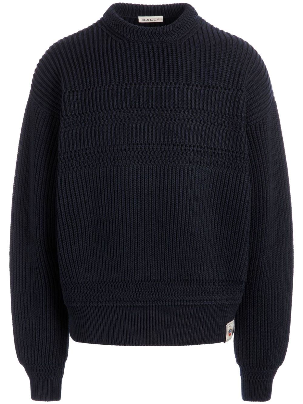 Chunky rib jumper - Blue