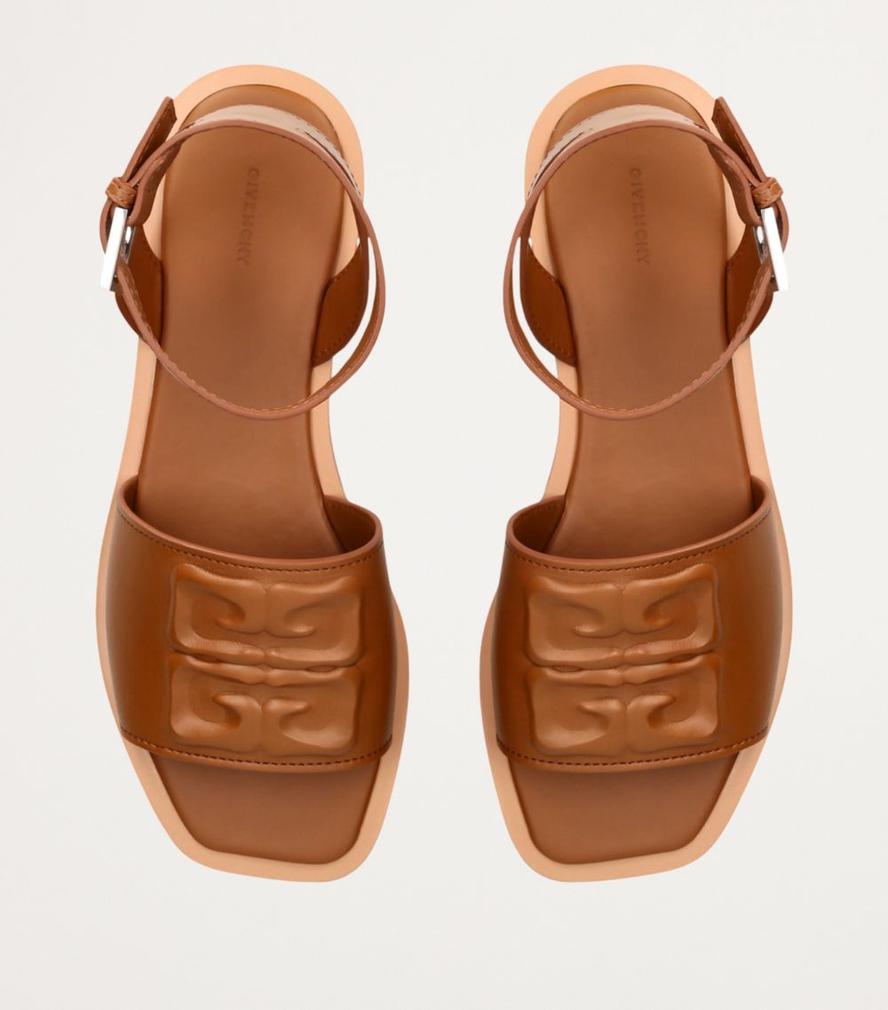 Leather 4G Liquid Sandals