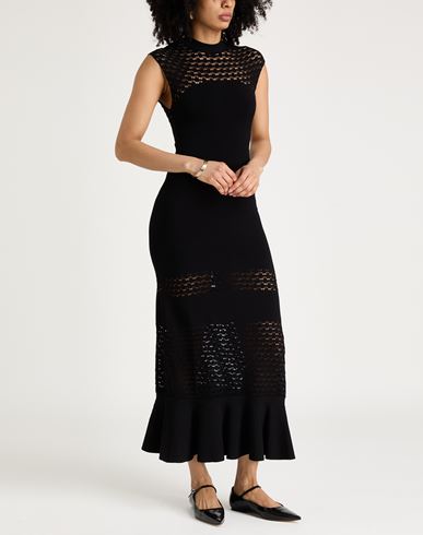 Woman Maxi dress Black Size XS Viscose, Polyester