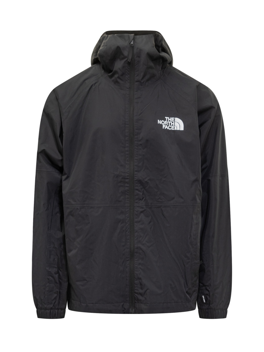 Black Logo Hood Jacket