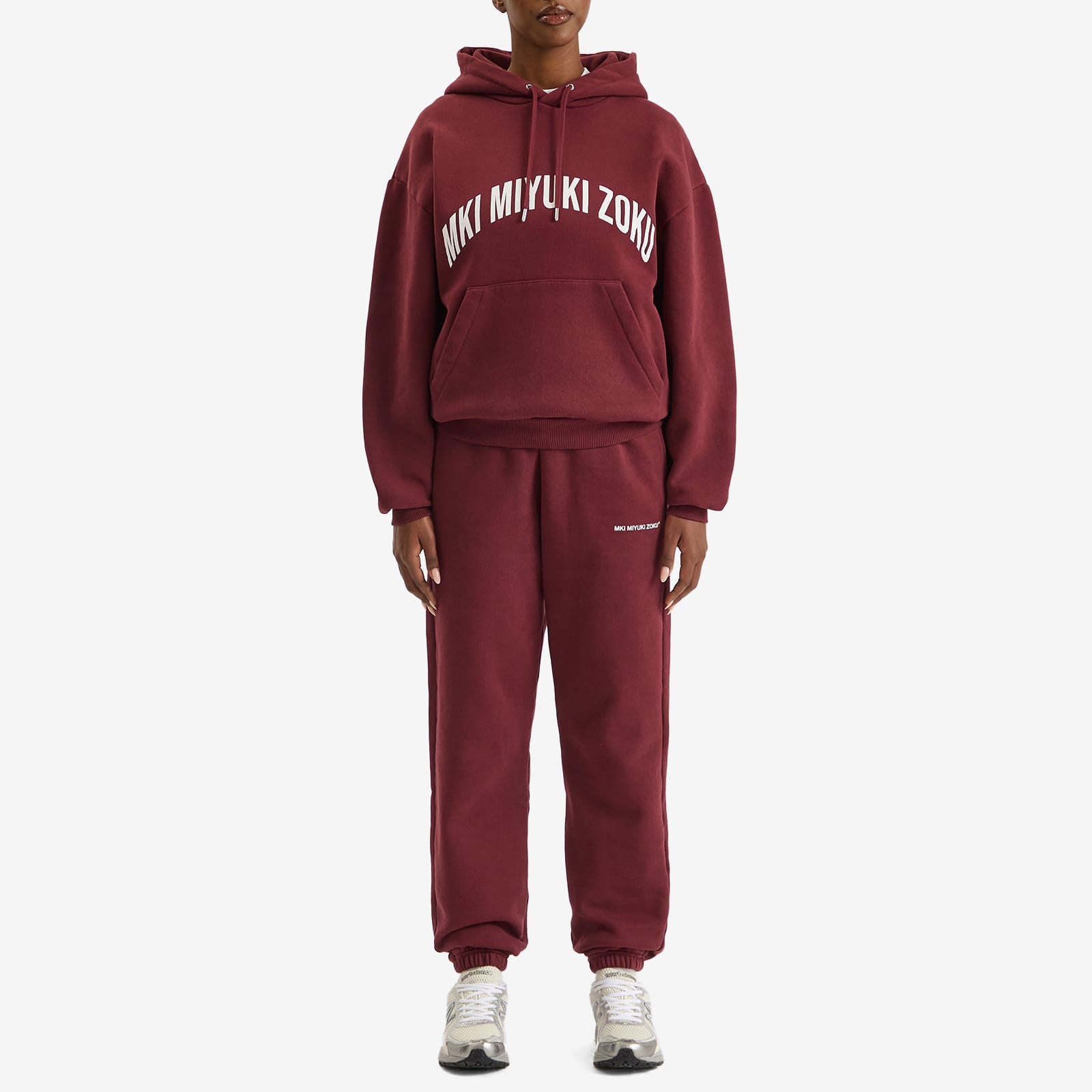 Women's Arch Hoodie Presented by END. Burgundy/White