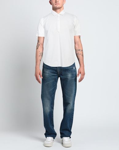 Man Shirt White Size 15 Cotton