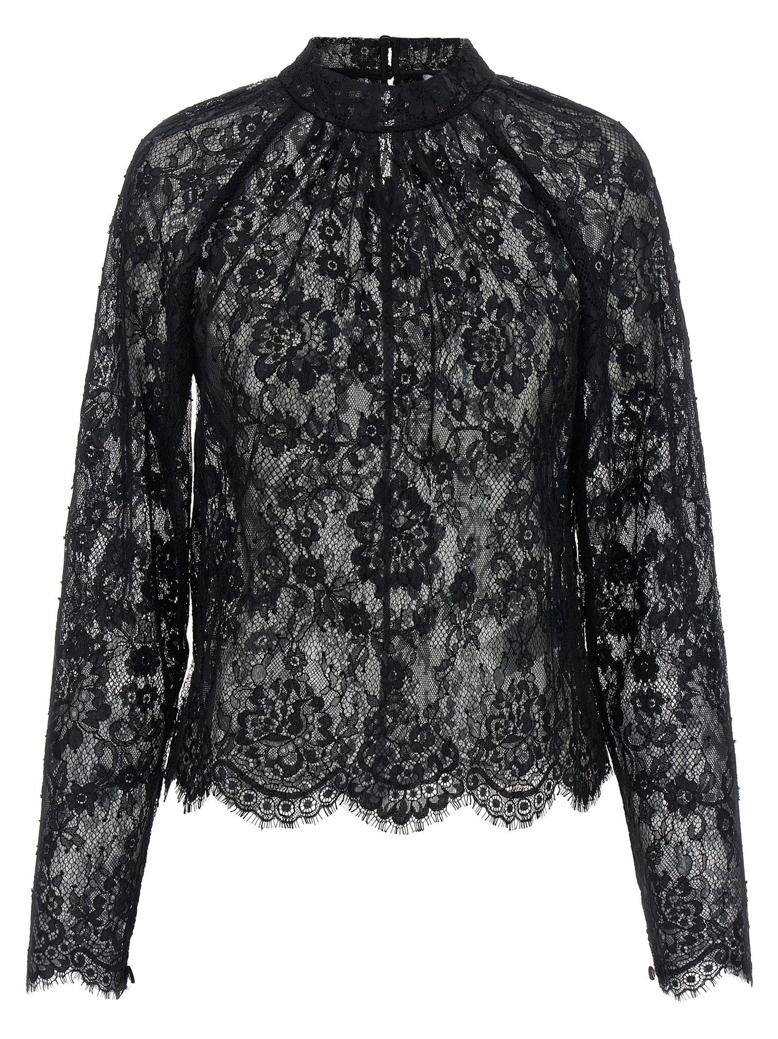 Black Lace Blouse