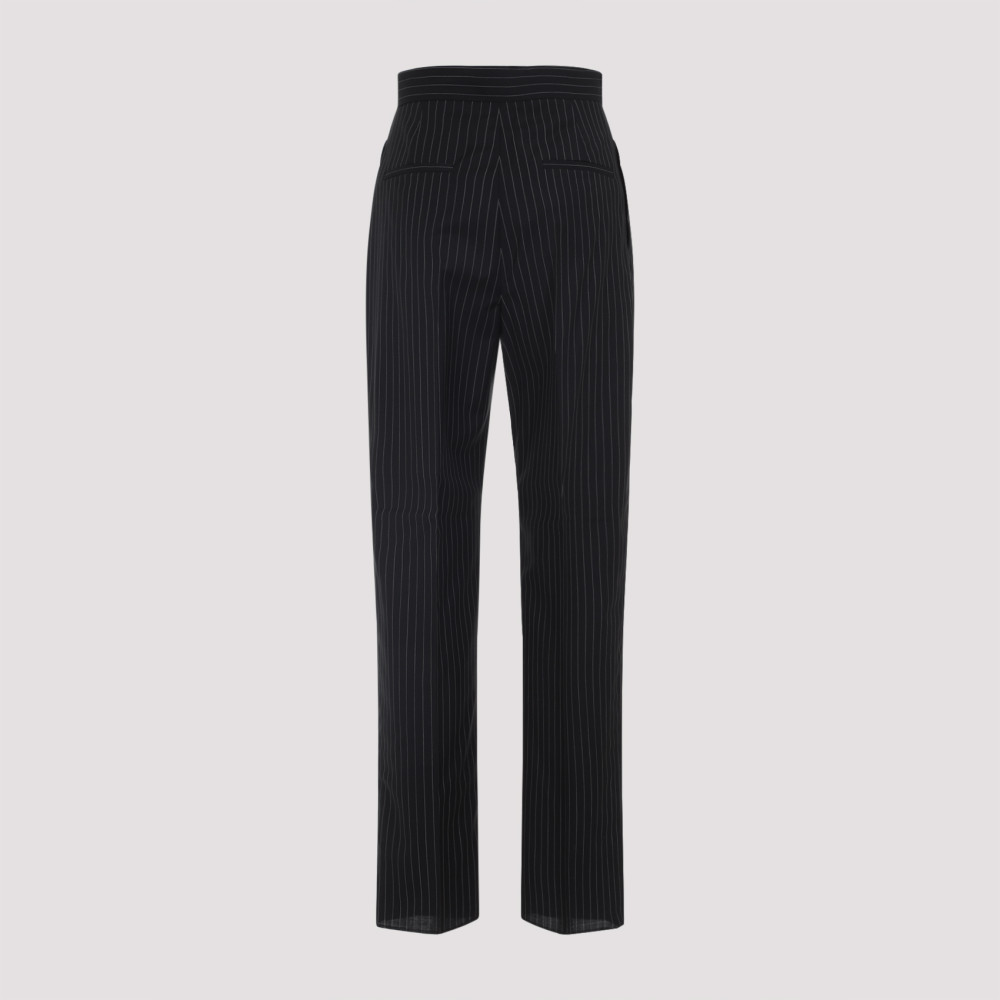 Black Sesamo Wool Pants