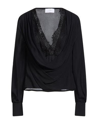 Woman Top Black Size 2 Viscose